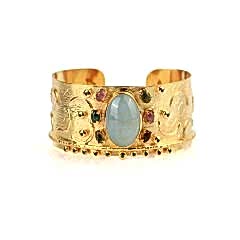 Gaia Seri Akuamarin & Turmalin Bileklik