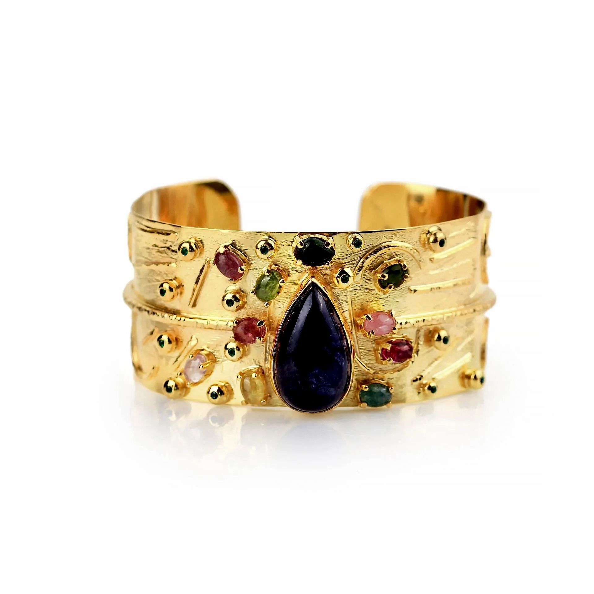 Gaia Seri Tanzanit & Turmalin Bileklik