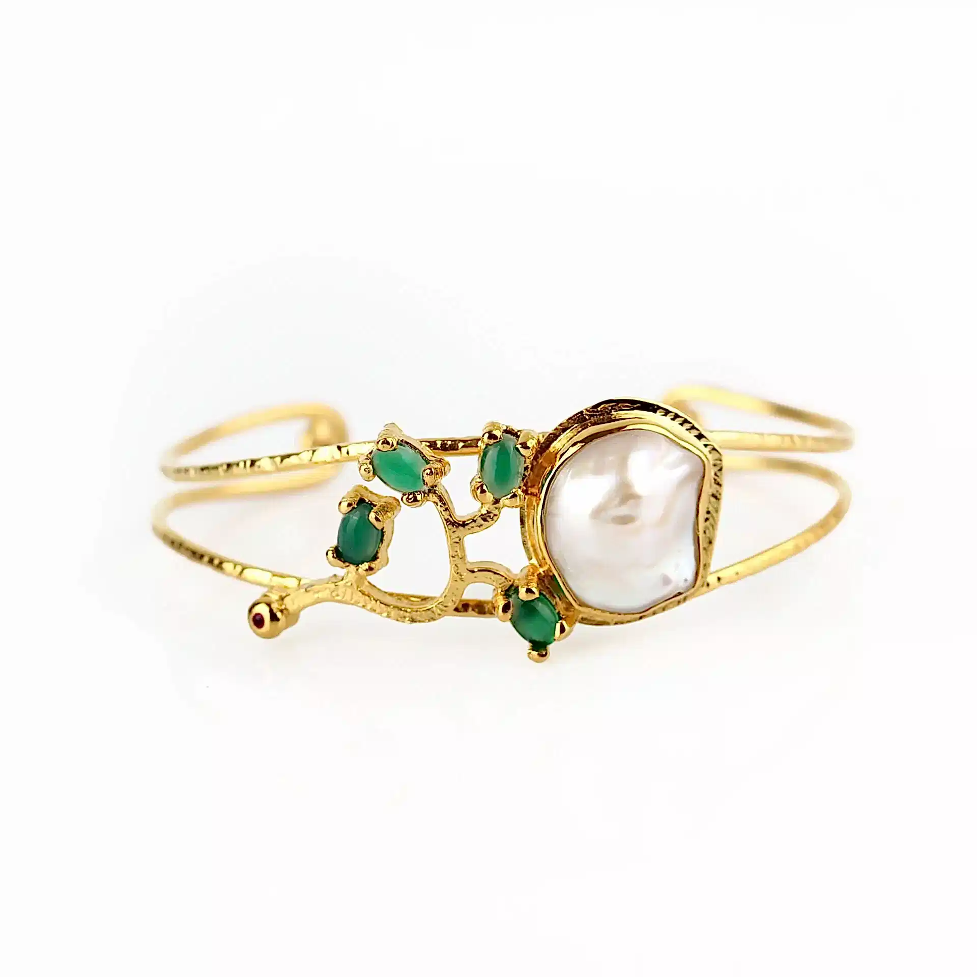 Lux Seri İnci & Oniks Bileklik