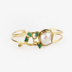 Lux Seri İnci & Oniks Bileklik