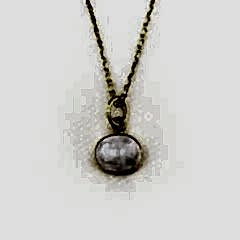 Adeline Serisi Aytaşı Doğaltaşlı Gümüş Kolye