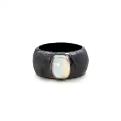 Valens Serisi Opal Doğaltaşlı Gümüş Yüzük