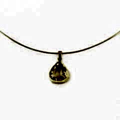 Lara Serisi Sitrin Doğaltaşlı Gümüş Gerdanlık