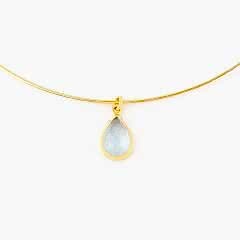 Lara Serisi Akumarin Doğaltaşlı Gümüş Gerdanlık