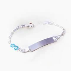 Sonsuz İşaretli Gümüş Çocuk Künyesi