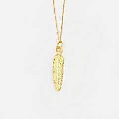 Yaprak Gümüş Kolye