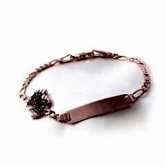 Gümüş Çocuk Künyesi