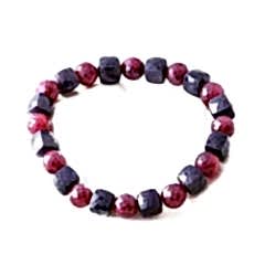 Safir ve Yakut Doğaltaşlı Bileklik