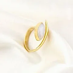 Lenora Serisi Aytaşı Doğaltaşlı Yüzük