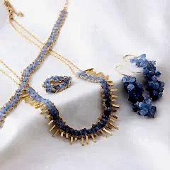 Hawaii Safir Doğaltaşlı Set