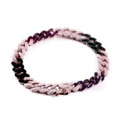 Karışık Zirkon Gurmet Gümüş Bileklik