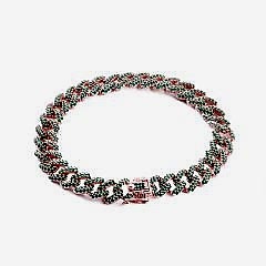 Yeşil Zirkon Gurmet Gümüş Bileklik