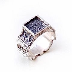 Etnik Erkek Gümüş Yüzük