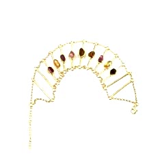 Ala Serisi Turmalin Doğaltaşlı Gümüş Bileklik