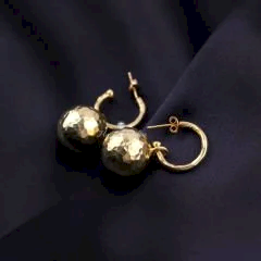 Dora Serisi Dövmeli Top Gümüş Küpe