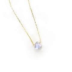 Dori Serisi Aytaşı Doğaltaşlı Minimal Kolye