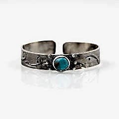 Ren Serisi Firuze Doğaltaşlı Gümüş Bileklik