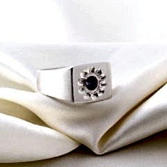 Ametist Doğaltaşlı Gümüş Yüzük