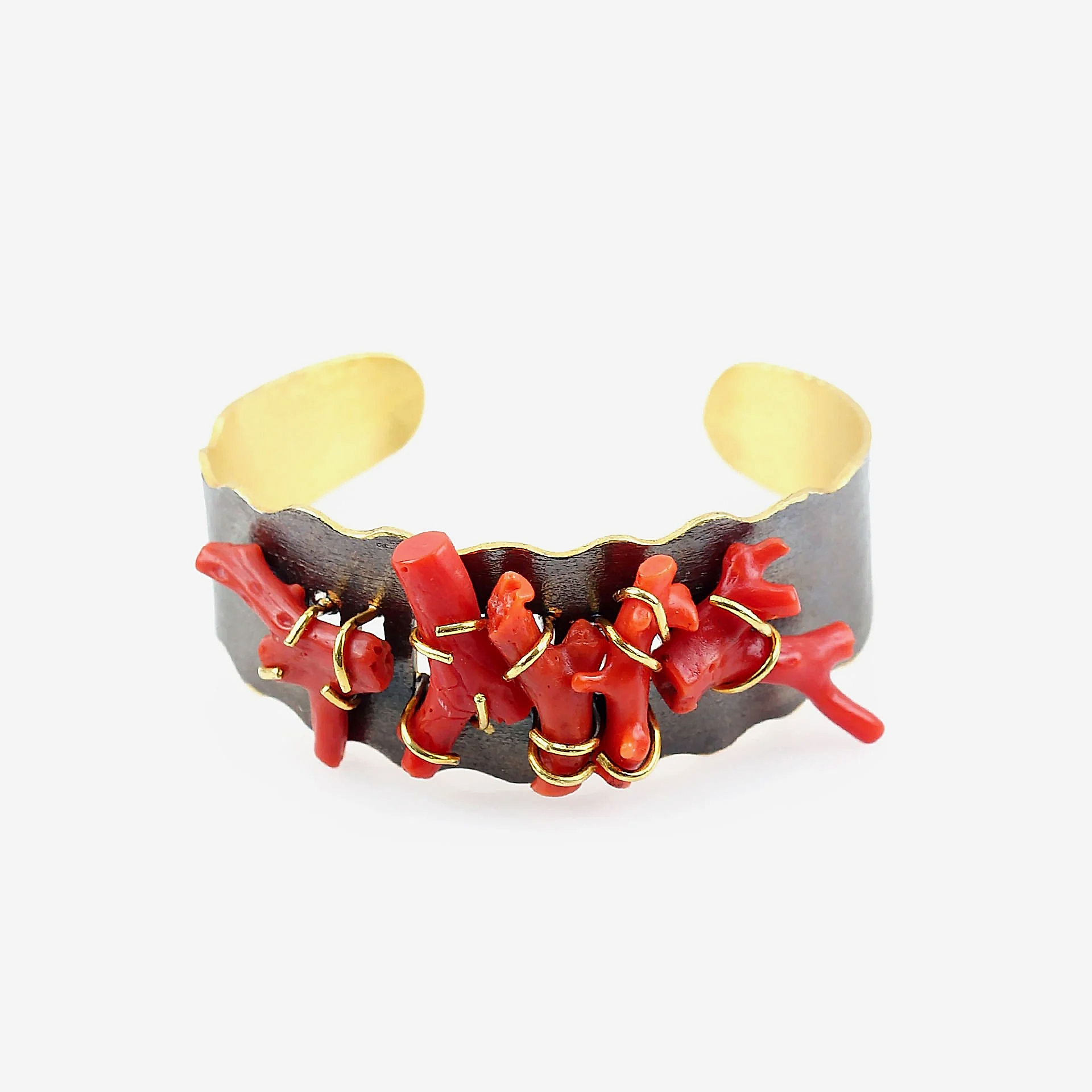 Özel Tasarım Mercan Gümüş Bileklik