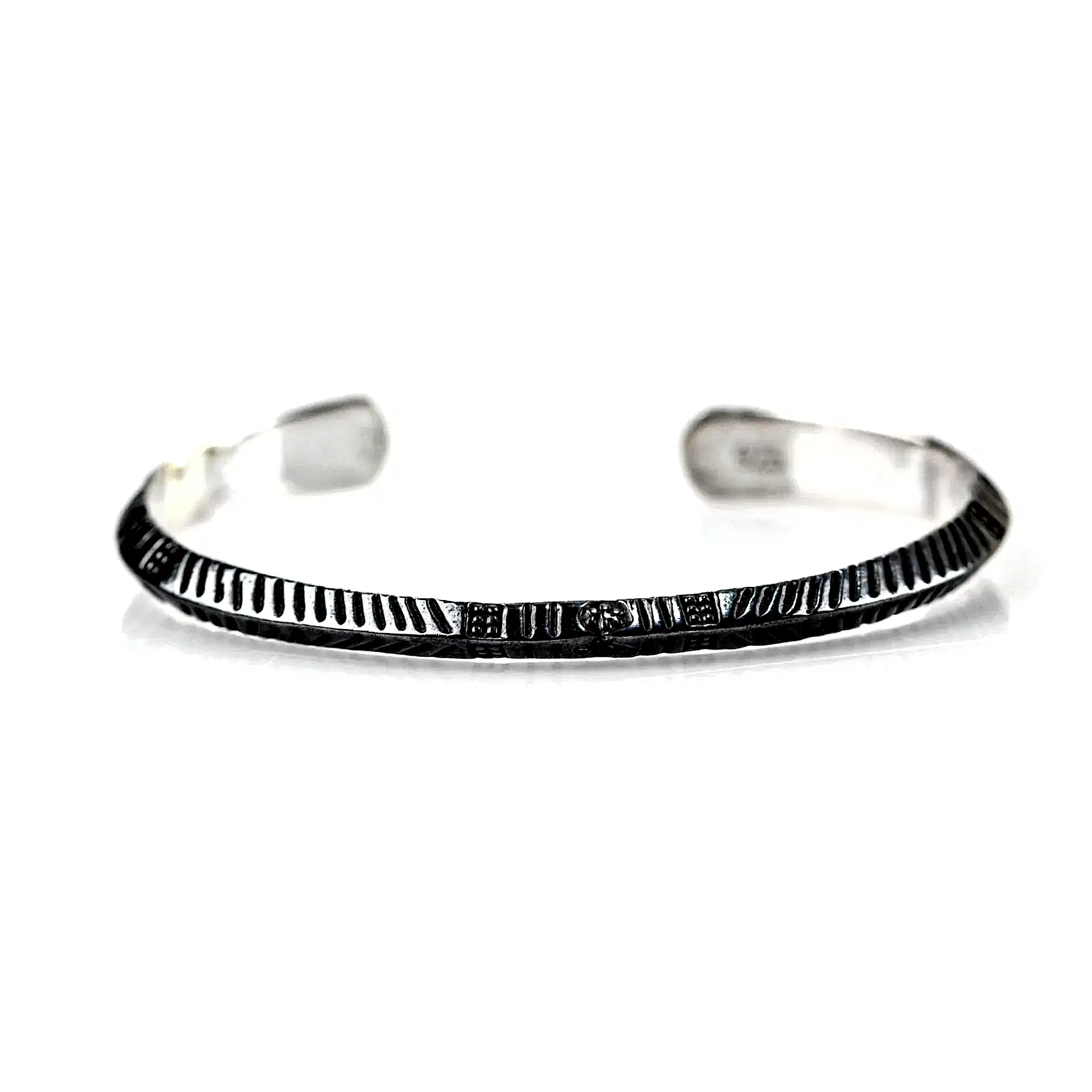 Vintage Model Gümüş Erkek Bileklik