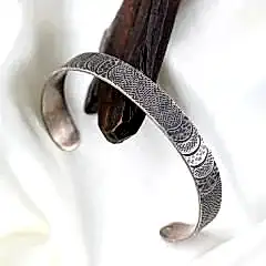 Vintage Model Gümüş Erkek Bileklik