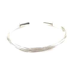 Tel Model Erkek Gümüş Bileklik