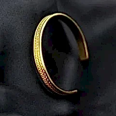 Örgü Model Erkek Gümüş Bileklik