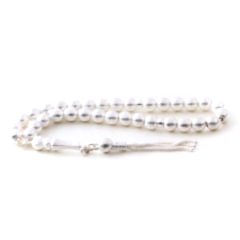 Küre Kesim Gümüş Tesbih Orta Boy