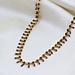 Granat Doğal Taşlı Elmas Gerdanlık