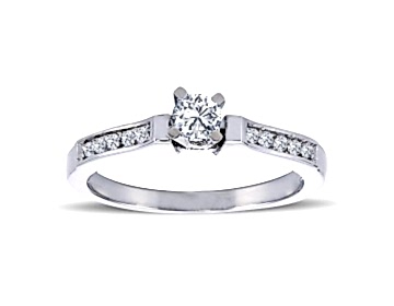 Tektaş Pırlanta Yüzük 0,45 ct F VS Color Sertifikalı Tektaş Pırlanta Yüzük 0,45 ct F VS Color Sertifikalı