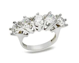 5 Karat Beş Taş Yüzük Fiyatları