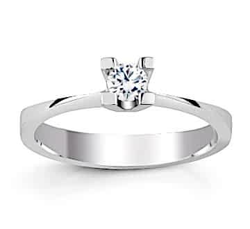 0,20 ct G Sl Color Sertifikalı Tektaş Pırlanta Yüzük