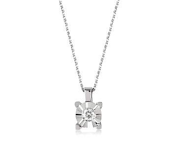 0,50 CT Efektli Tektaş Kolye