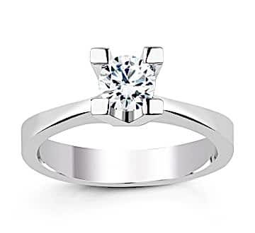 0,60 ct H Sl Color HRD Ya da GIA Sertifikalı Tektaş Pırlanta Yüzük