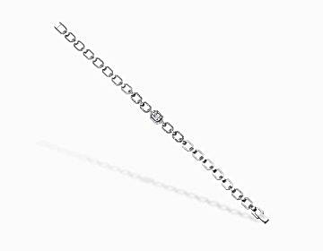 14 Ayar Beyaz Altın Baget Pırlantalı Bileklik 14 Ayar Beyaz Altın Baget Pırlantalı Bileklik