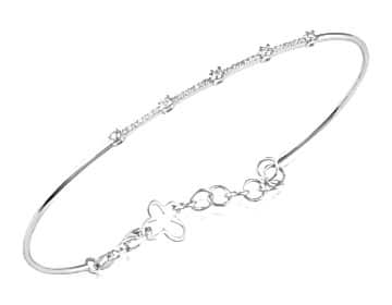 18 Ayar Pırlanta Kelepçe Bileklik 0,20 Ct