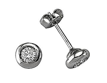 18 Ayar Tektaş Pırlanta Küpe 0,40 Ct 18 Ayar Tektaş Pırlanta Küpe 0,40 Ct