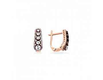 Elmas Ve Pırlantalı Fantazi Küpe Elmas Ve Pırlantalı Fantazi Küpe