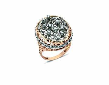 Pırlantalı Telkari Yüzük Pırlantalı Telkari Yüzük