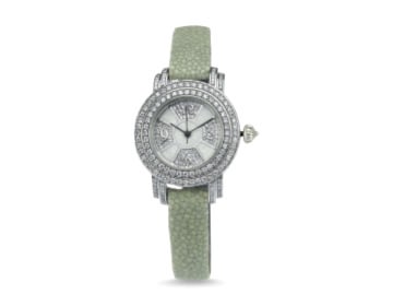 Yuvarlak Pırlanta Taşlı Altın Bayan Saati Yuvarlak Pırlanta Taşlı Altın Bayan Saati