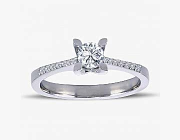 Tektaş Pırlanta Yüzük 0,47 ct G Sl Color Sertifikalı Tektaş Pırlanta Yüzük 0,47 ct G Sl Color Sertifikalı