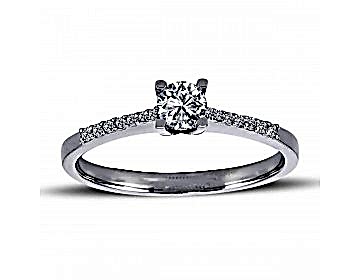 Tektaş Pırlanta Yüzük 0,27 ct F Sl Color Sertifikalı Tektaş Pırlanta Yüzük 0,27 ct F Sl Color Sertifikalı