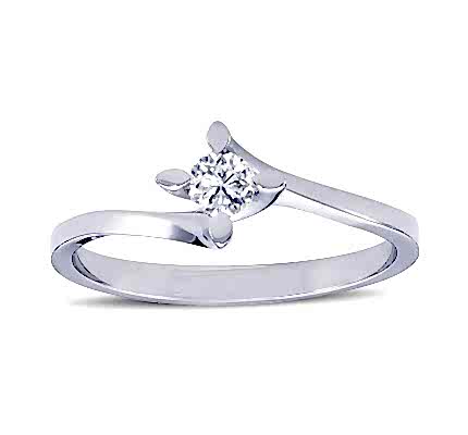 Tektaş Pırlanta Yüzük 0,25 ct G Sl Color  Sertifikalı 