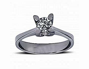 Tektaş Pırlanta Yüzük 0,40 ct G Sl Color Sertifikalı Tektaş Pırlanta Yüzük 0,40 ct G Sl Color Sertifikalı