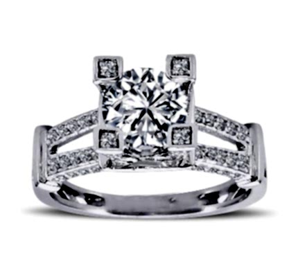 Tektaş Pırlanta Yüzük 1,30 ct F Sl Color  Sertifikalı 