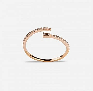 Pırlata Baget Taşlı Yaylı Yüzük