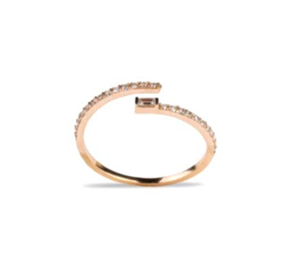 Pırlata Baget Taşlı Yaylı Yüzük